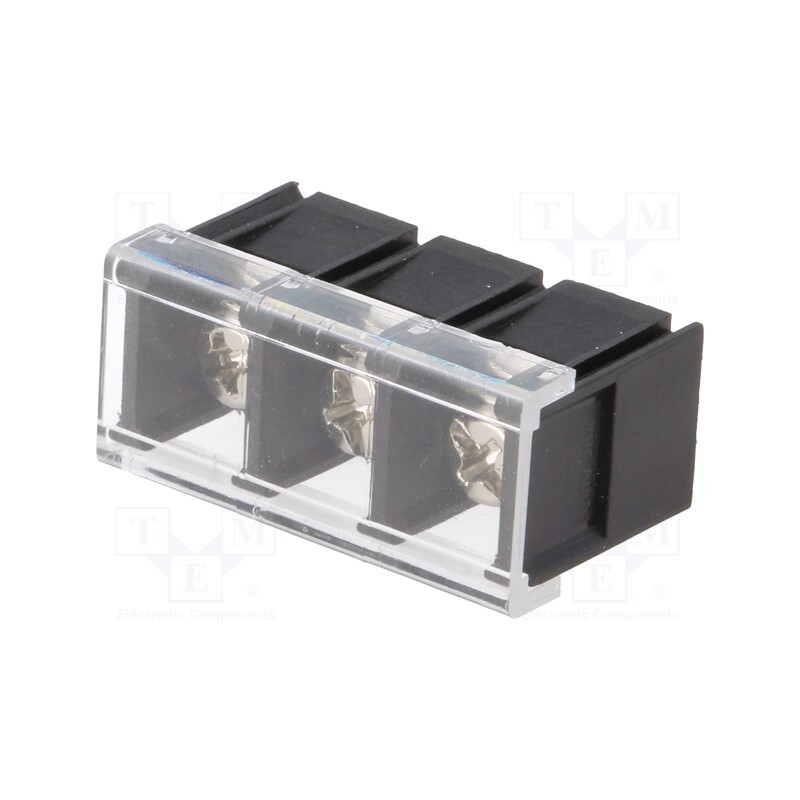 10 pcs : DG58C-B-03P-13-00A(H) - PCB terminal block, straight, 10mm, ways: 3, on PCBs, 4mm2, tinned