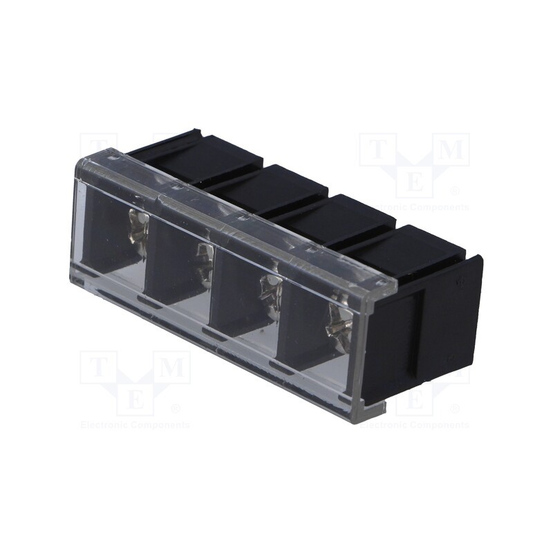 10 pcs : DG58C-B-04P-13-00A(H) - PCB terminal block, straight, 10mm, ways: 4, on PCBs, 4mm2, tinned