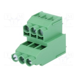 10 pcs : DG636A-6.35-06P-14-00AH - PCB terminal block, angled 90°, 6.35mm, ways: 6, on PCBs, 4mm2