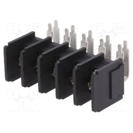 10 pcs : DG66RT-05P-13-00AH - PCB terminal block, angled 90°, 11mm, ways: 5, on PCBs, 4mm2, 32A