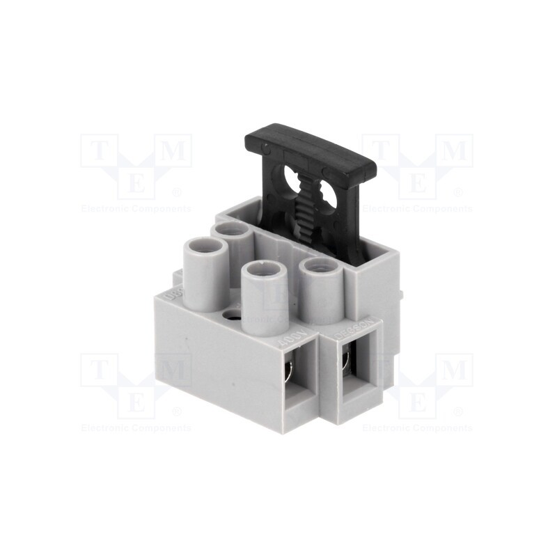 10 pcs : DG801-02P-11-00A(H) - Terminal block, screw terminal, 0.5÷2.5mm2, 250V, 6.3A, ways: 2