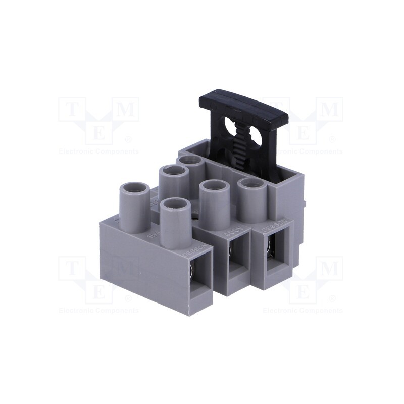 10 pcs : DG801-03P-11-00A(H) - Terminal block, screw terminal, 0.5÷2.5mm2, 250V, 6.3A, ways: 3
