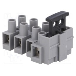 10 pcs : DG801-04P-11-00A(H) - Terminal block, screw terminal, 0.5÷2.5mm2, 250V, 6.3A, ways: 4