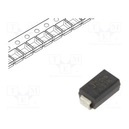 20 pcs : US1K-13-F - Diode: rectifying, SMD, 800V, 1A, 75ns, SMA, Ufmax: 1.7V, Ifsm: 30A