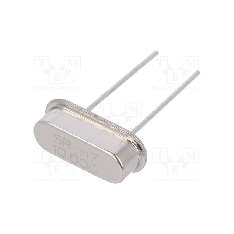 10 pcs : 10M-49S-SR - Resonator: quartz, 10MHz, ±30ppm, 20pF, THT, HC49-S