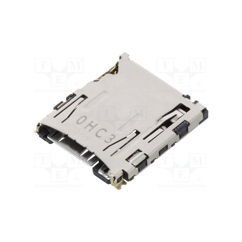 10 pcs : DM3AT-SF-PEJM5 - Connector: for cards, microSD, push-push,top board mount, SMT