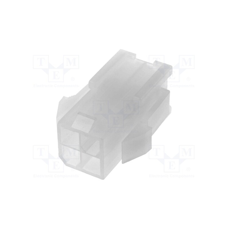 20 pcs : DMF-04-W - Plug, wire-wire, male, 4.2mm, PIN: 4, 300V, Locking: latch, -25÷85°C