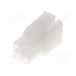 20 pcs : DMH-04 - Plug, wire-wire/PCB, female, 4.2mm, PIN: 4, w/o contacts, for cable