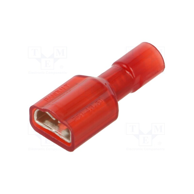 20 pcs : DNF18-250FIB-M - Terminal: flat, 6.3mm, 0.8mm, female, 0.5÷1mm2, crimped, for cable