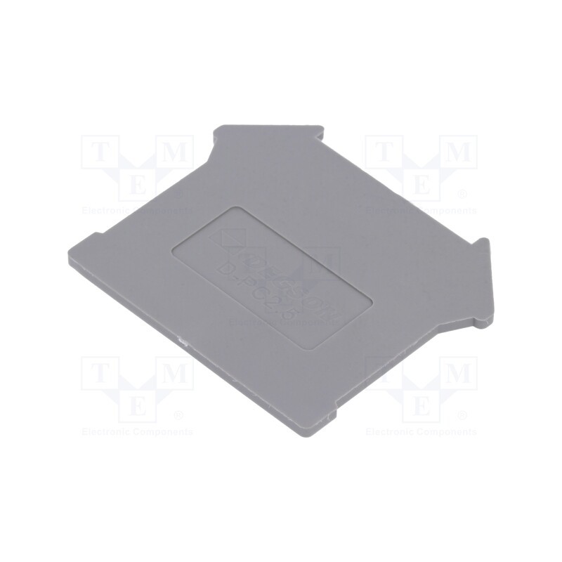 10 pcs : D-PC2.5 - Separating plate, grey, PC-10,PC-2.5,PC-4,PC-6