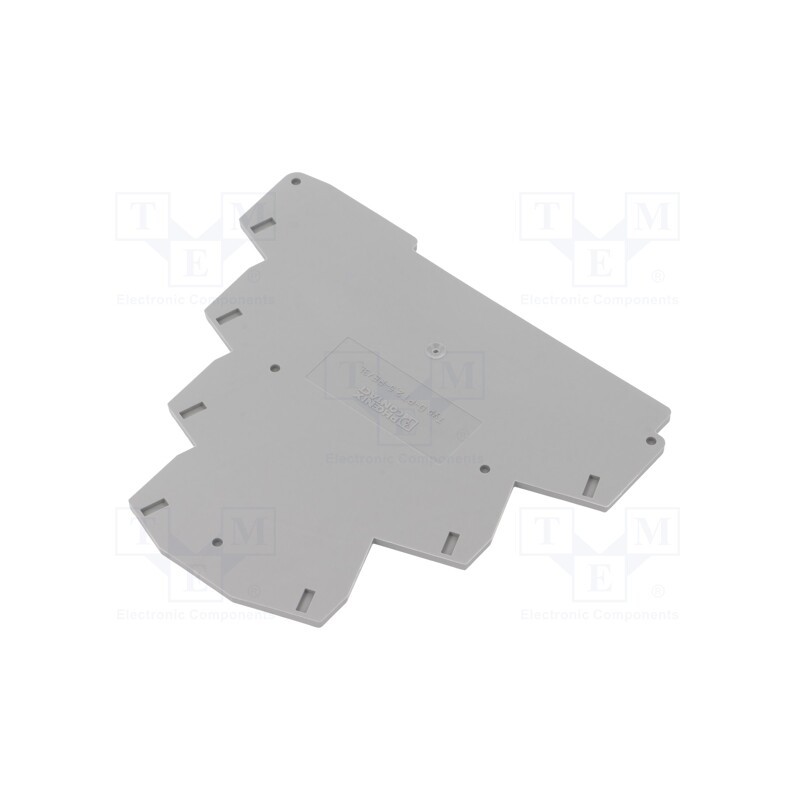10 pcs : D-PT 2,5-PE/3L - 3210543 - End plate, grey, Width: 2.2mm, PT