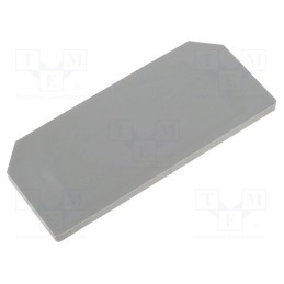 10 pcs : DP-UKK 3/5 2770794 - Bottom compenstaion plate, grey, polyamide, UKK5
