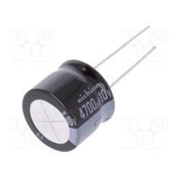 10 pcs : URS1A472MHD - Capacitor: electrolytic, THT, 4700uF, 10VDC, Ø18x15mm, Pitch: 7.5mm