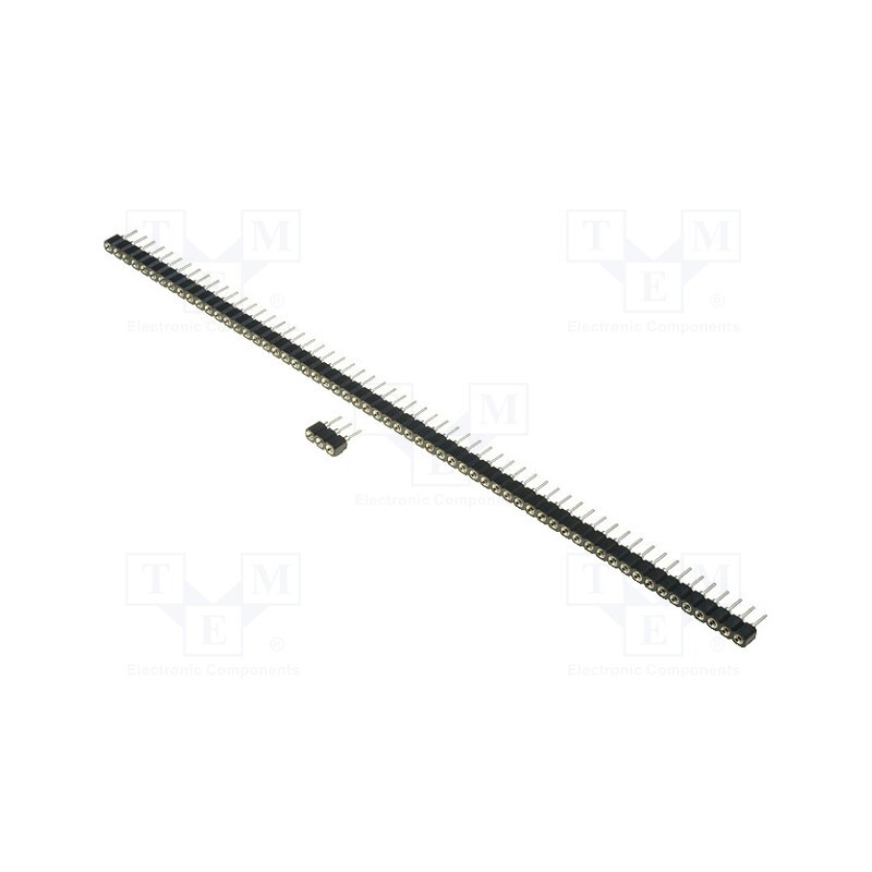 20 pcs : DS1002-01-1*13V13-JK - Socket, pin strips, female, PIN: 13, turned contacts, straight