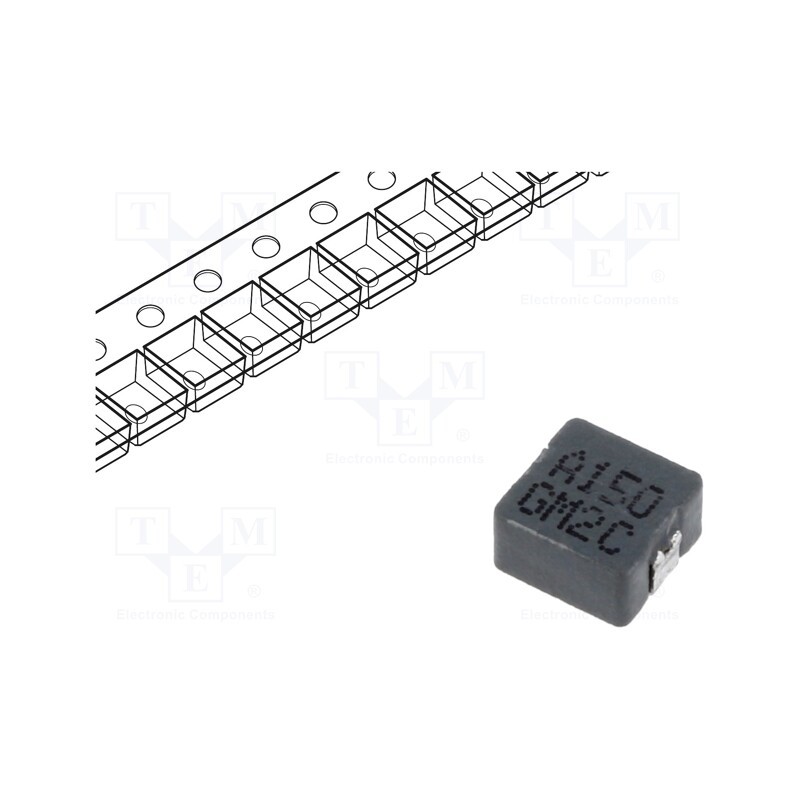 10 pcs : HCMA0503-150-R - Inductor: wire, SMD, 15uH, Ioper: 2.4A, 138mΩ, ±20%, Isat: 2.1A