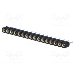 20 pcs : DS1002-01-1*16V13 - Socket, pin strips, female, PIN: 16, turned contacts, straight