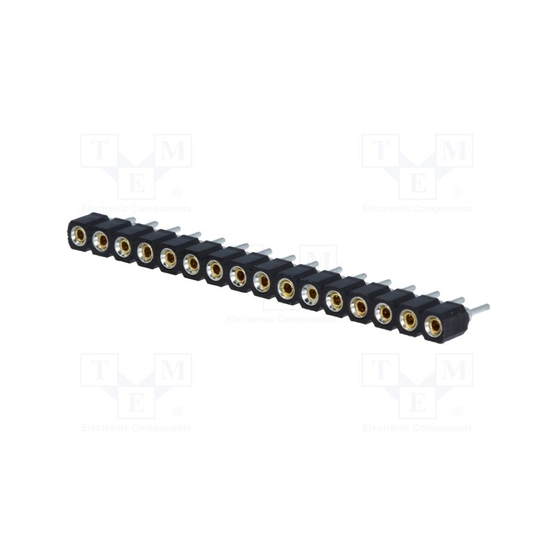 20 pcs : DS1002-01-1*16V13 - Socket, pin strips, female, PIN: 16, turned contacts, straight
