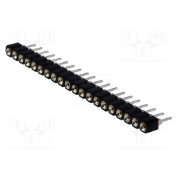 10 pcs : DS1002-01-1*20V13-JK - Socket, pin strips, female, PIN: 20, turned contacts, straight