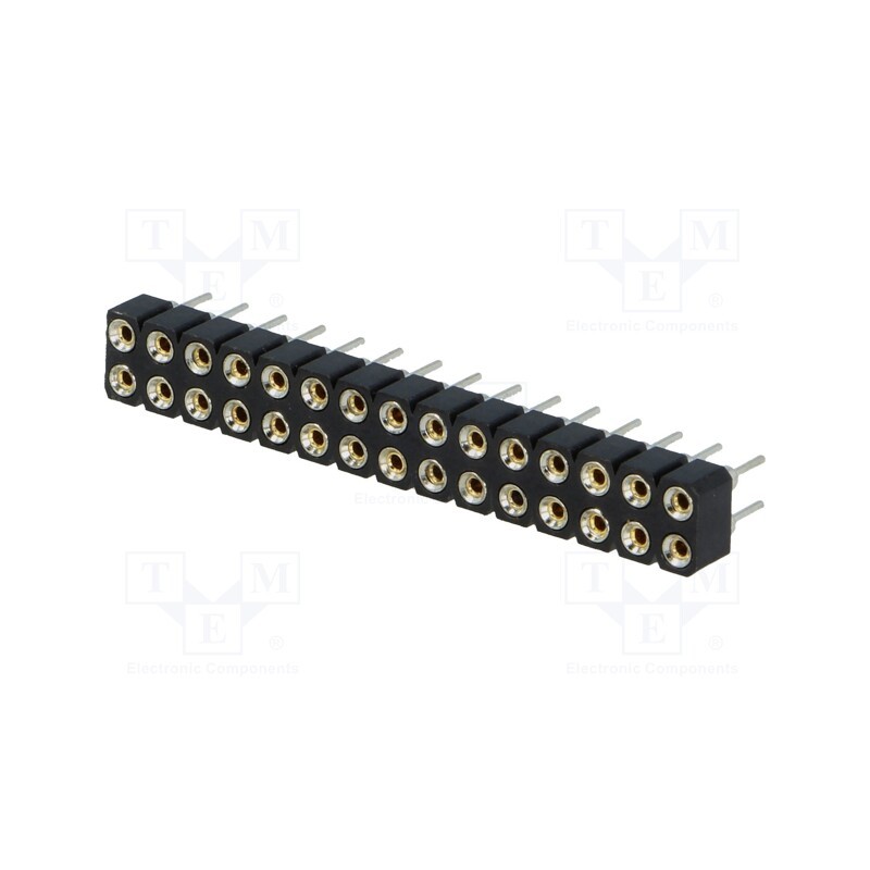 10 pcs : DS1002-01-2*15V13 - Socket, pin strips, female, PIN: 30, turned contacts, straight