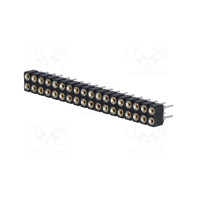 10 pcs : DS1002-01-2*18V13 - Socket, pin strips, female, PIN: 36, turned contacts, straight