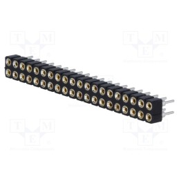 10 pcs : DS1002-01-2*20V13 - Socket, pin strips, female, PIN: 40, turned contacts, straight