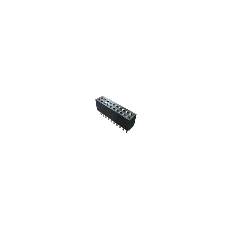 1 pcs - Samtec SFMC Series Straight Surface Mount PCB Socket, 8-Contact, 2-Row, 1.27mm Pitch, Solder Termination