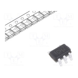 20 pcs : SN74LVC1G86DCKR - IC: digital, XOR, Ch: 1, IN: 2, CMOS, SMD, SC70-5, 1.65÷5.5VDC, 15uA
