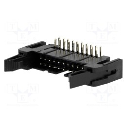 10 pcs : DS1011-20RBSIB7-B - Socket, IDC, male, PIN: 20, angled 90°, THT, gold-plated, 2.54mm
