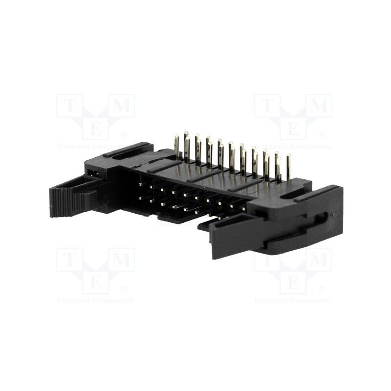 10 pcs : DS1011-20RBSIB7-B - Socket, IDC, male, PIN: 20, angled 90°, THT, gold-plated, 2.54mm