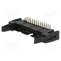 10 pcs : DS1011-26RBSIB7-B - Socket, IDC, male, PIN: 26, angled 90°, THT, gold-plated, 2.54mm