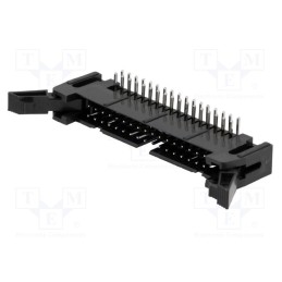 10 pcs : DS1011-34RBSIB7 - Socket, IDC, male, PIN: 34, angled 90°, THT, gold-plated, 2.54mm