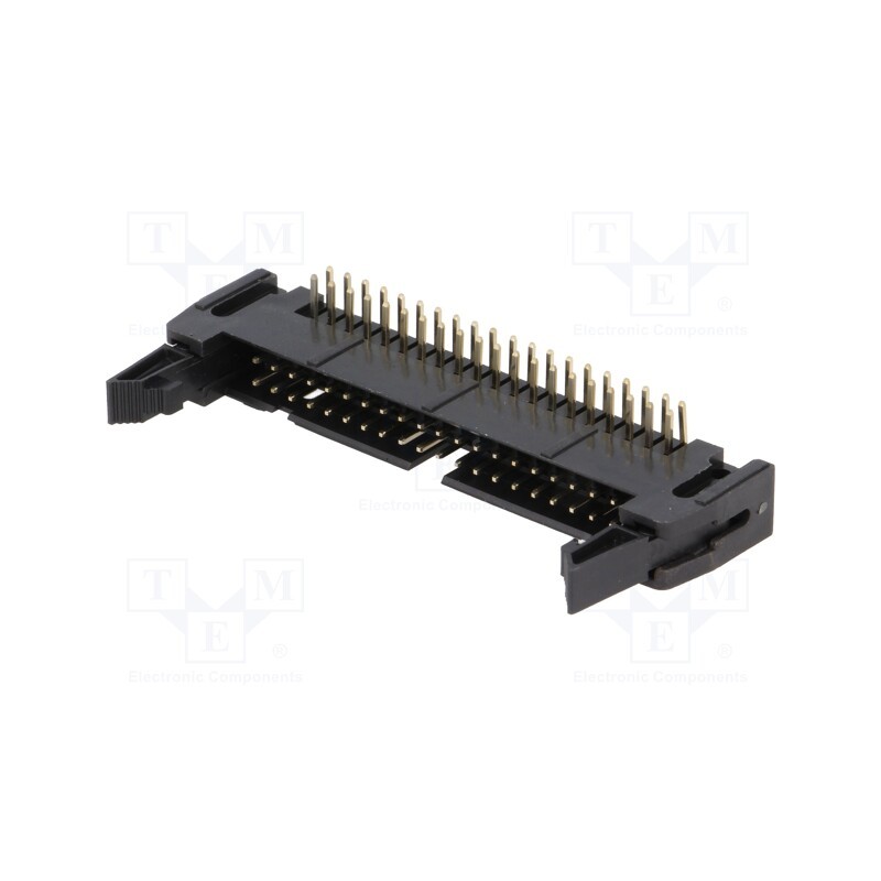 10 pcs : DS1011-40RBSIB7-B - Socket, IDC, male, PIN: 40, angled 90°, THT, gold-plated, 2.54mm