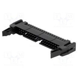 10 pcs : DS1011-40SBSIB7-B - Socket, IDC, male, PIN: 40, straight, with ejector, THT, gold-plated