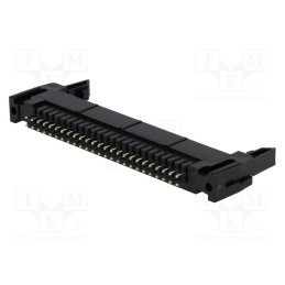 10 pcs : DS1011-50SBSIB7-B - Socket, IDC, male, PIN: 50, straight, with ejector, THT, gold-plated