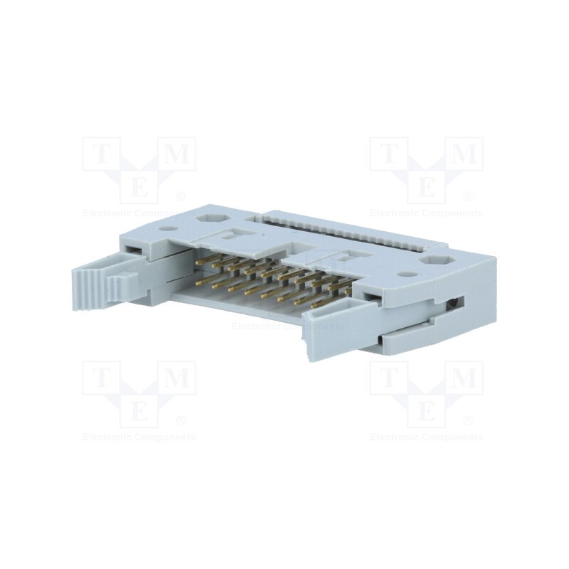 10 pcs : DS1012-20LNN0A - Plug, IDC, male, PIN: 20, with ejector, IDC, for ribbon cable, 3A