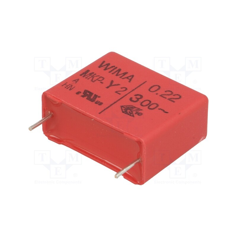 10 pcs : MKY22W32205I00KSSD - Capacitor: polypropylene, 220nF, 11x21x26.5mm, THT, ±10%, 22.5mm
