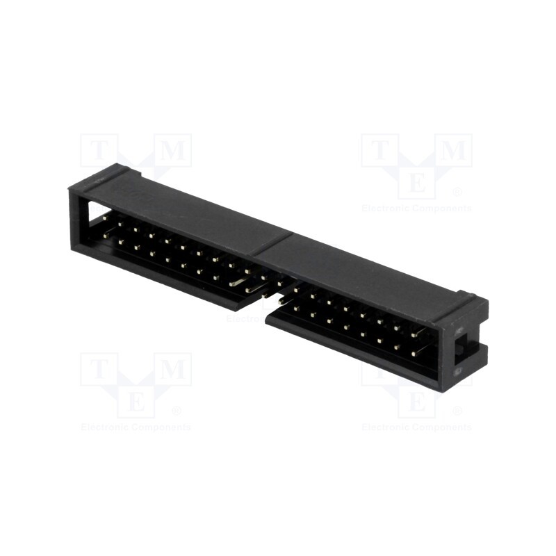 10 pcs : DS1013-40SSIB1-B-0 - Socket, IDC, male, PIN: 40, straight, THT, gold-plated, 2.54mm