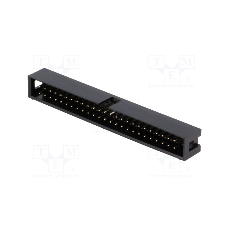 10 pcs : DS1013-50SSIB1 - Socket, IDC, male, PIN: 50, straight, THT, gold-plated, 2.54mm