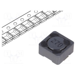 20 pcs : PCS74MT270 - Inductor: wire, SMD, 27uH, 1.12A, 150mΩ, ±20%, 7.3x7.3x4.5mm