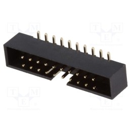 10 pcs : DS1014-20MF1B - Socket, IDC, male, PIN: 20, vertical, SMT, gold flash, 2mm