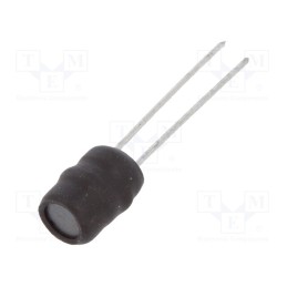 50 pcs : COIL0406-0.15 - Inductor: wire, THT, 150uH, Ioper: 410mA, 1.06Ω, ±10%, Ø5.5x7.5mm