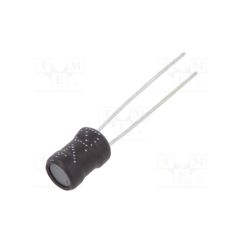 50 pcs : COIL0406-0.047 - Inductor: wire, THT, 47uH, Ioper: 900mA, 376mΩ, ±10%, Ø5.5x7.5mm
