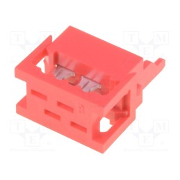 20 pcs : DS1015-01-04R6 - Wire-board, plug, male, PIN: 4, IDC, for ribbon cable, 1.5A, 30mΩ