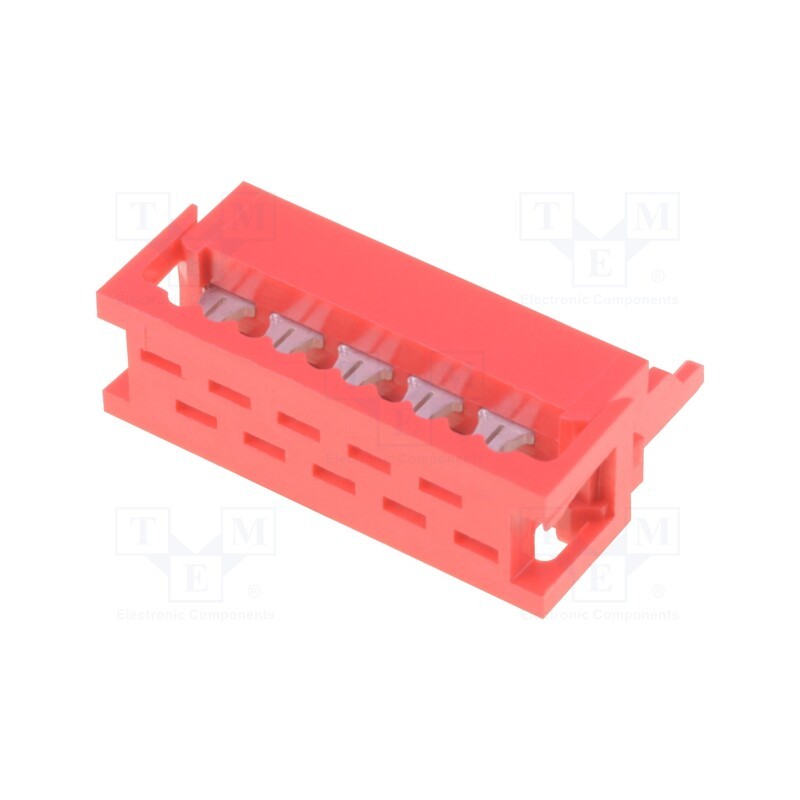 10 pcs : DS1015-01-10R6 - Wire-board, plug, male, PIN: 10, IDC, for ribbon cable, 1.5A, 30mΩ