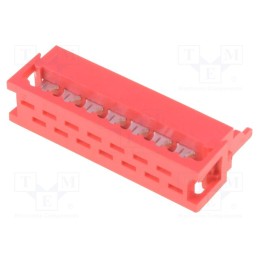 10 pcs : DS1015-01-14R6 - Wire-board, plug, male, PIN: 14, IDC, for ribbon cable, 1.5A, 30mΩ