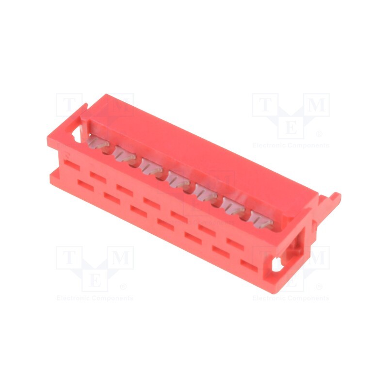 10 pcs : DS1015-01-14R6 - Wire-board, plug, male, PIN: 14, IDC, for ribbon cable, 1.5A, 30mΩ