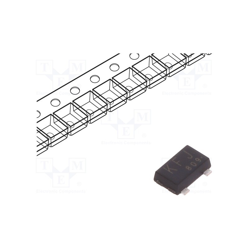 20 pcs : SSM3J332R,LF(T - Transistor: P-MOSFET, unipolar, -30V, -6A, 1W, SOT23F