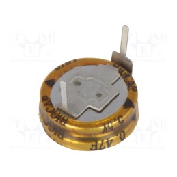 10 pcs : BCE005R5H474FS - Supercapacitor, THT, 0.47F, 5.5VDC, ±20%, Ø11.5x6mm, -25÷70°C, EDLC