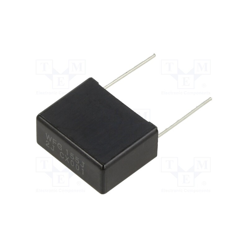 10 pcs : ECWFG2J155P1 - Capacitor: polypropylene, ECWFG, 1.5uF, 27x21x12mm, THT, ±5%