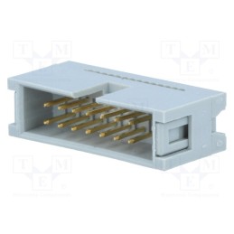 10 pcs : DS1015-14NN2A - Plug, IDC, male, PIN: 14, IDC, for ribbon cable, 1.27mm, gold-plated